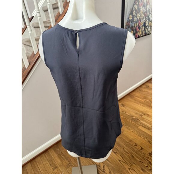 Caroline Freese Italy Crystal Embellished Silk Tank Top Blouse Size 40 / 4 - Picture 2 of 2